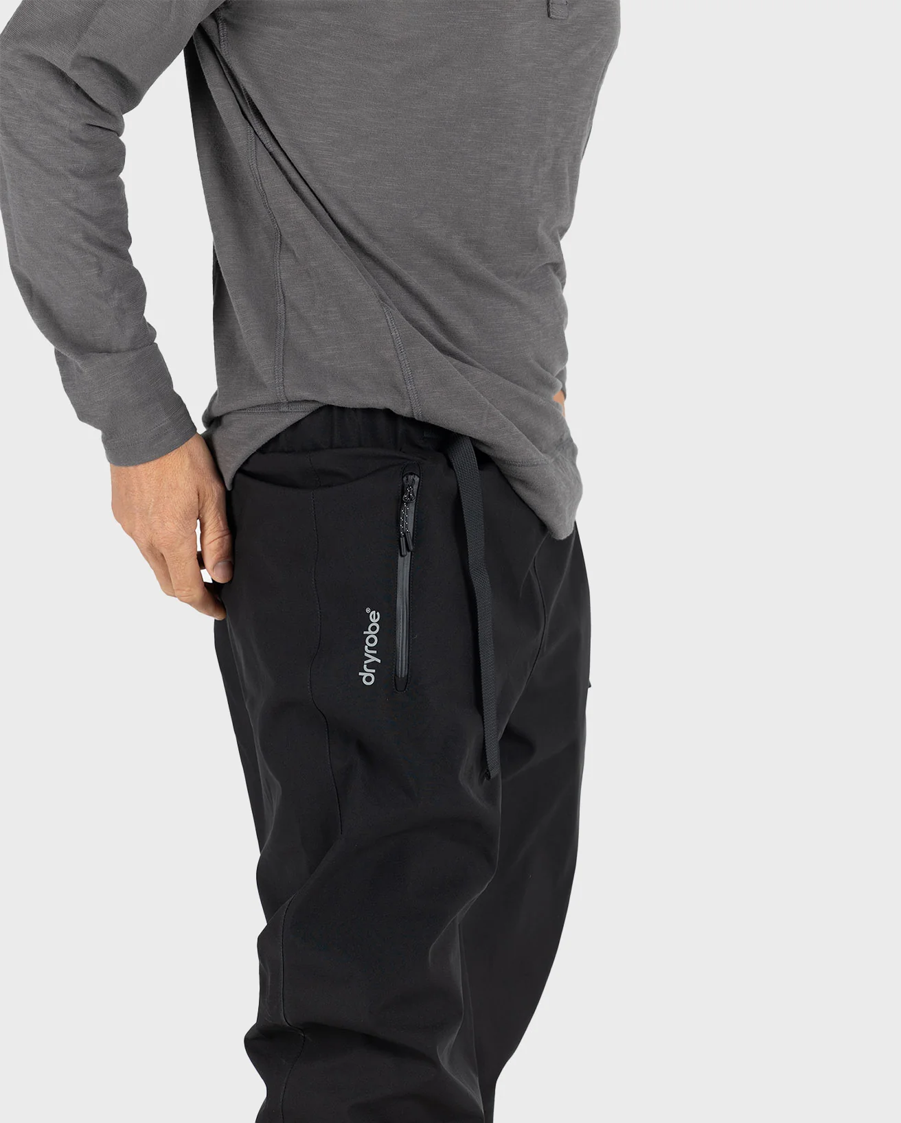 Black Thermal Unisex Trousers - Image 10