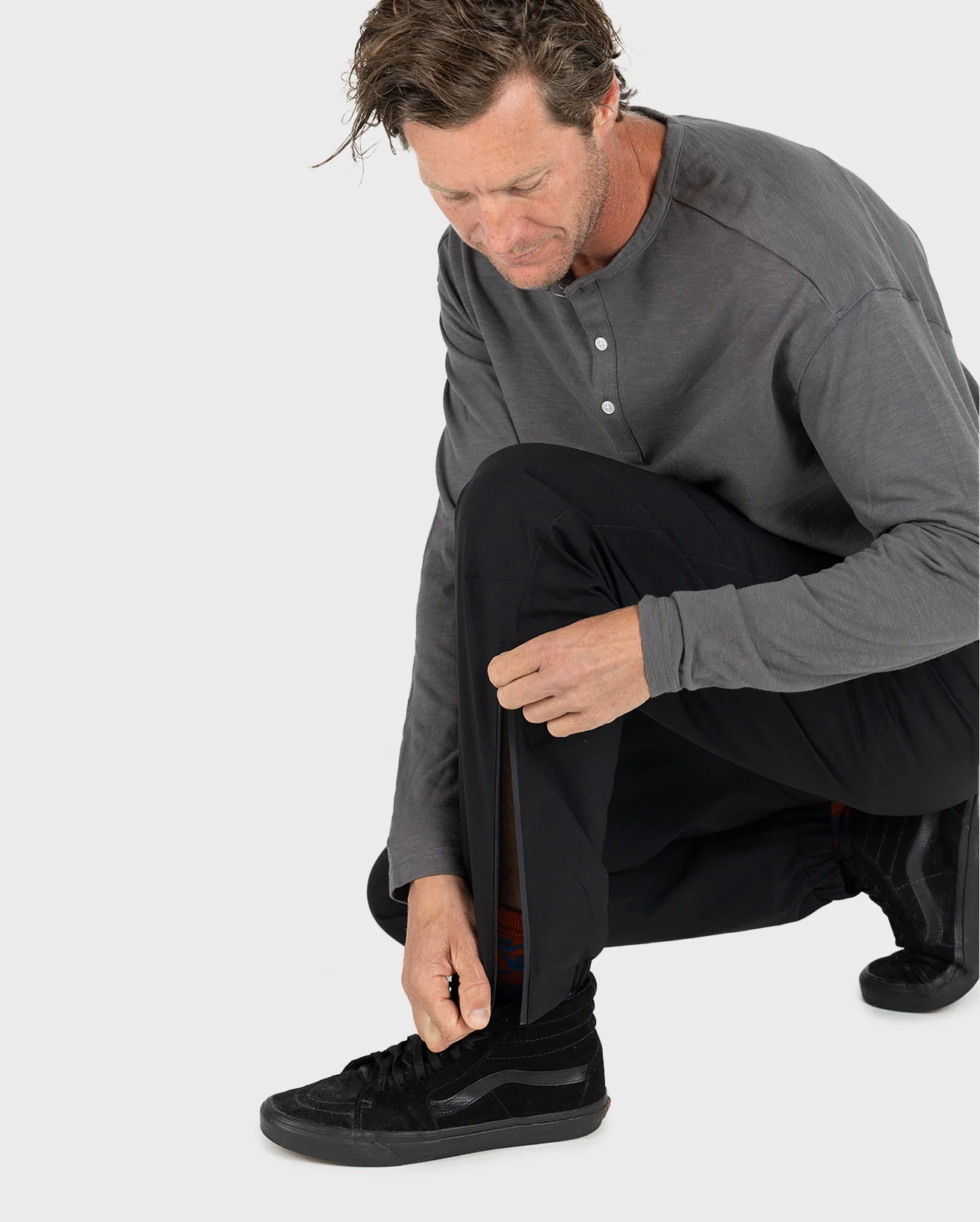 Black Thermal Unisex Trousers - Image 12