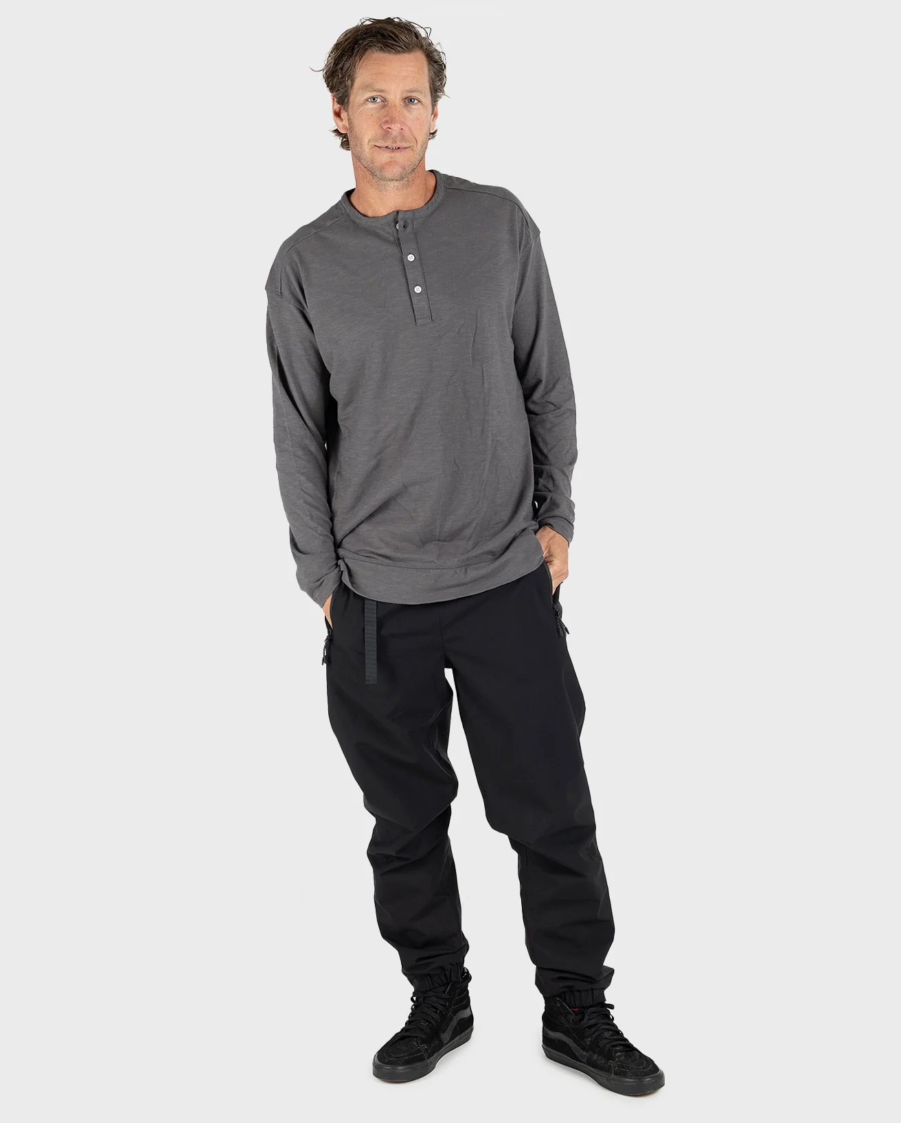 Black Thermal Unisex Trousers - Image 9