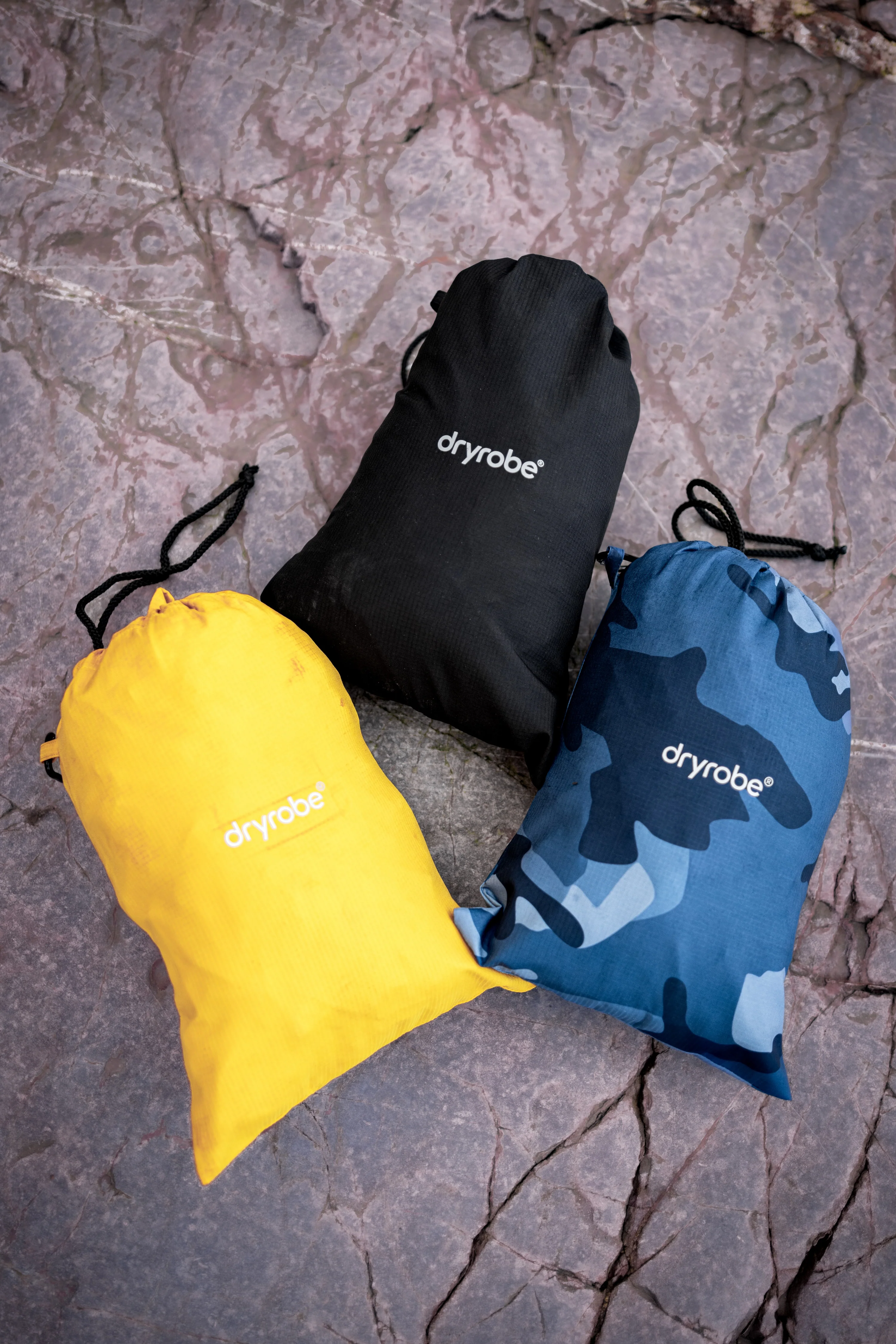 Yellow One Size Rainproof Poncho - Image 8