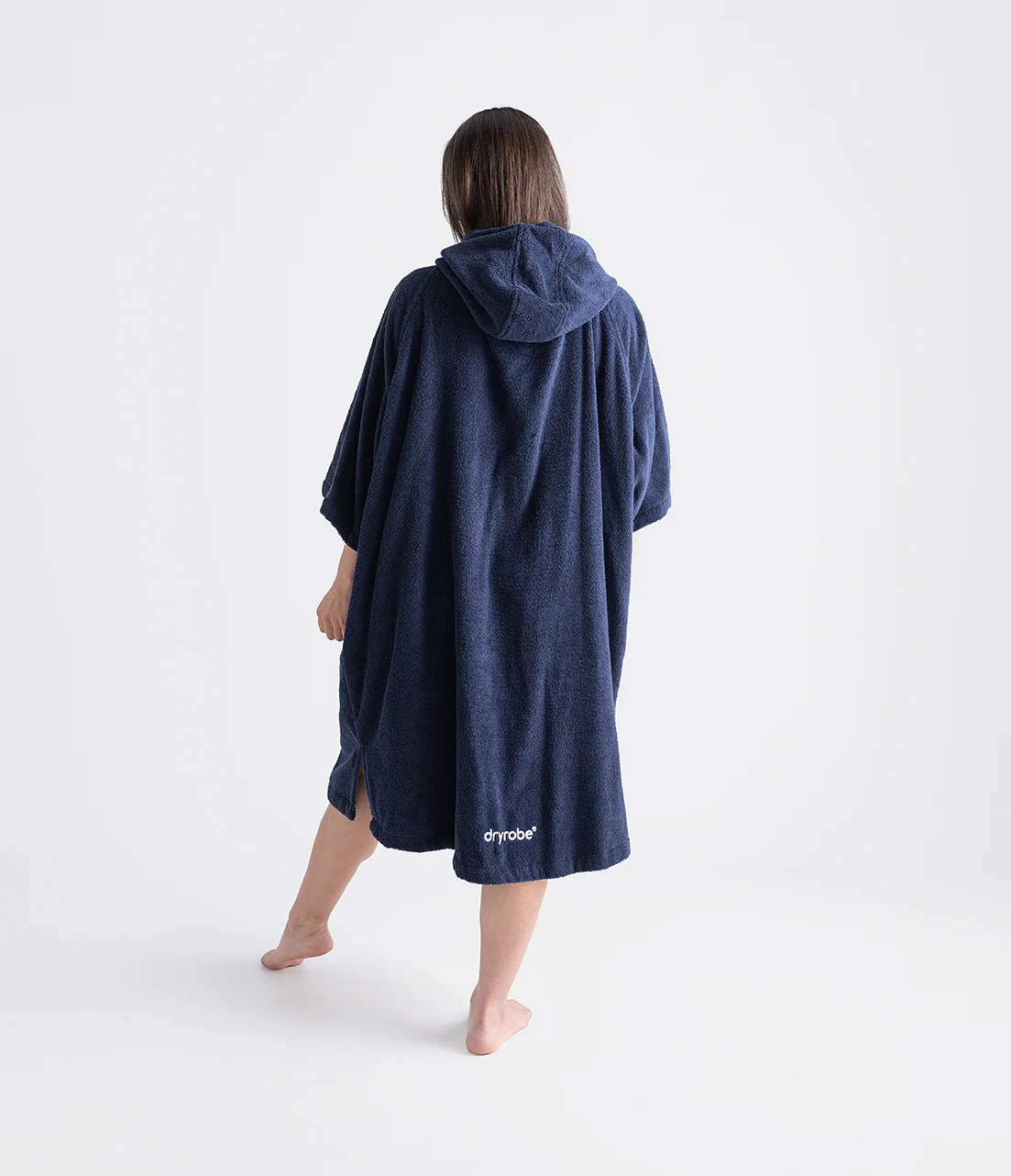 Navy Organic Towel Changing Robe - Image 3