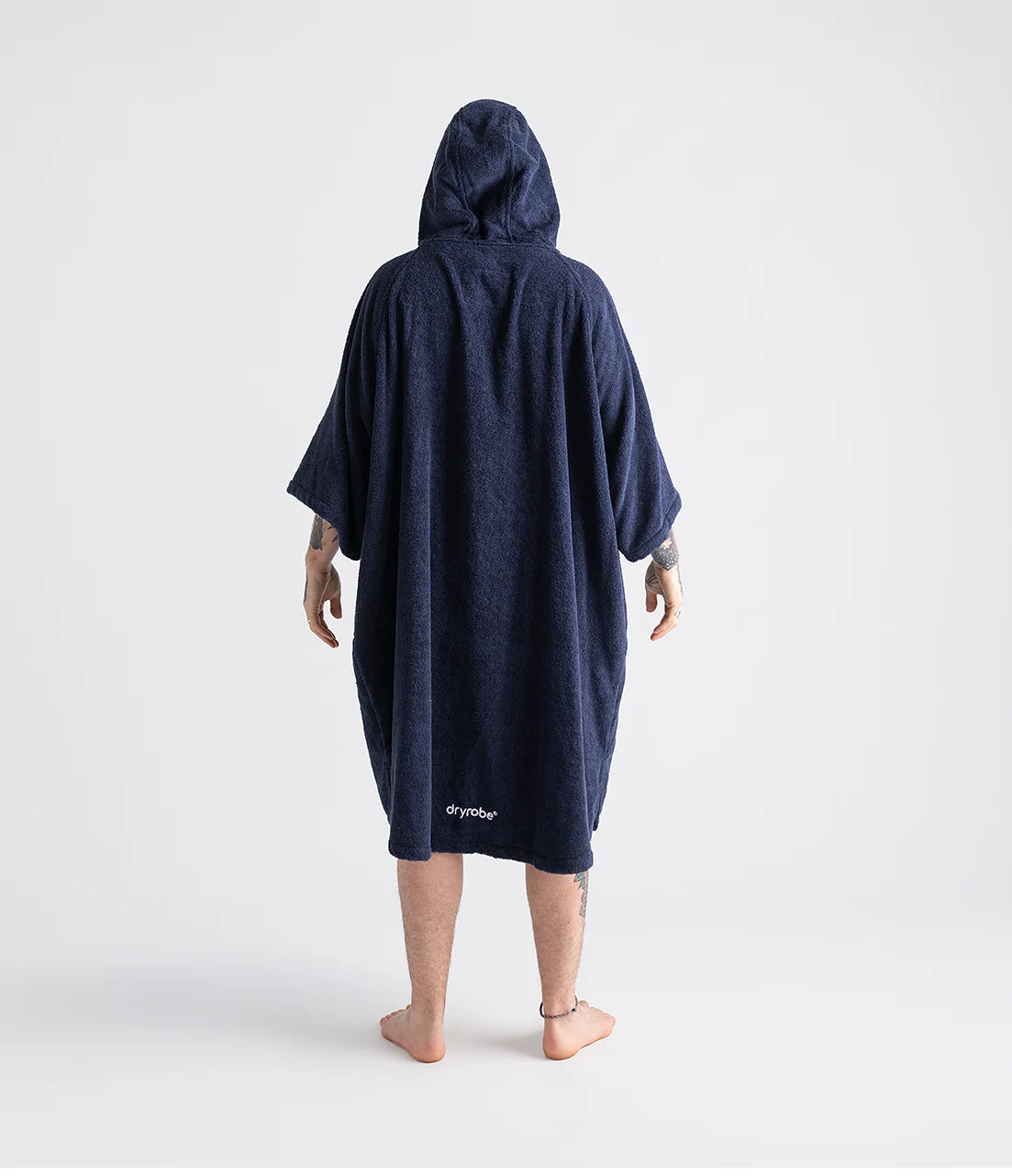 Navy Organic Towel Changing Robe - Image 7