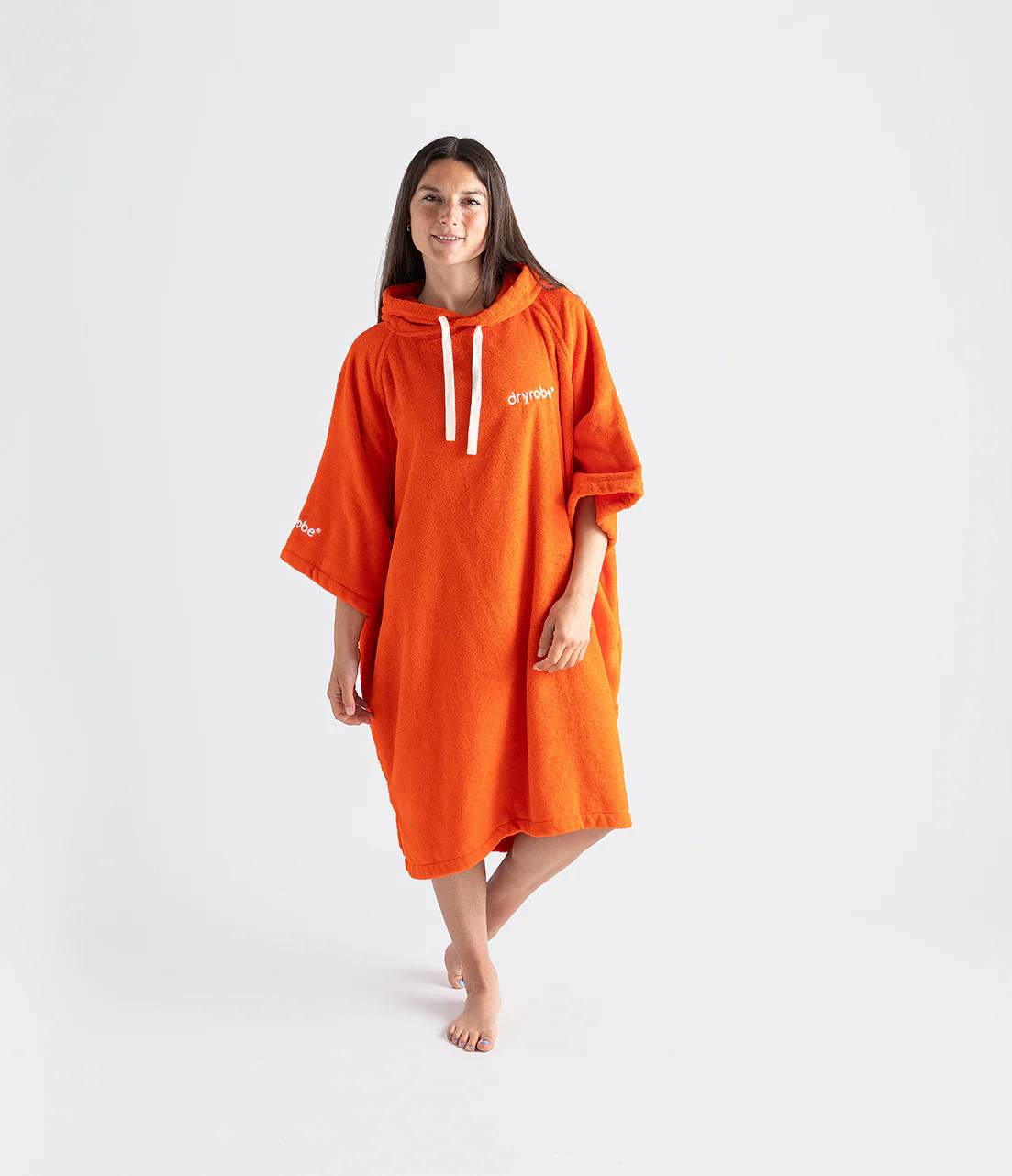 Orange Organic Towel Changing Robe