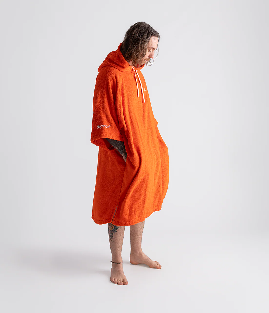 Orange Organic Towel Changing Robe - Image 6