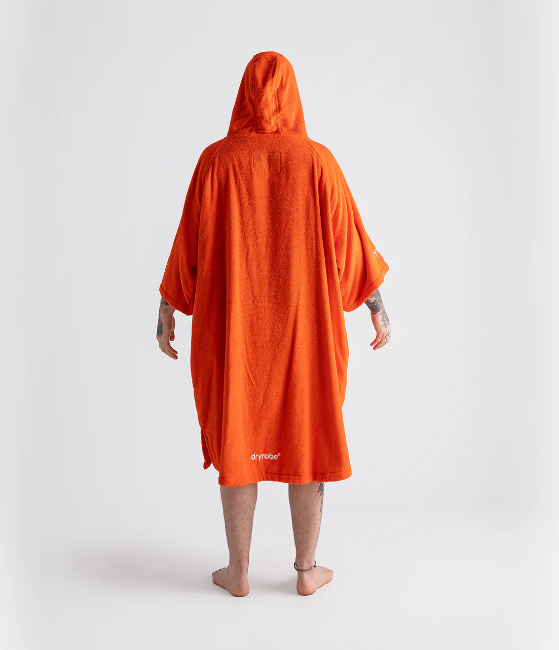 Orange Organic Towel Changing Robe - Image 8