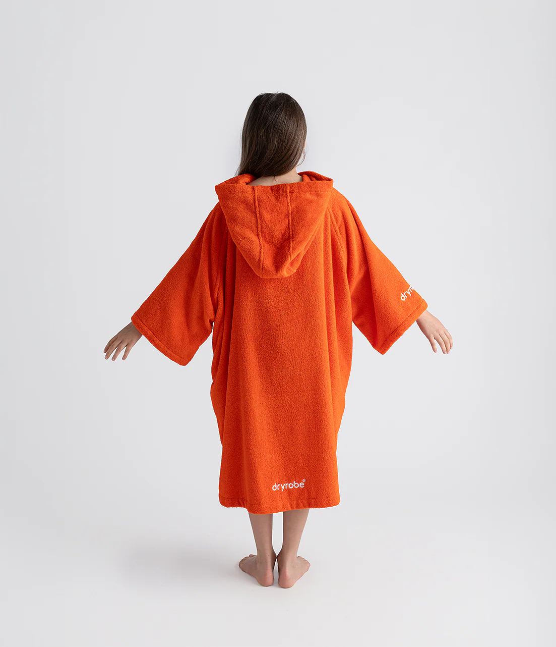 Orange Kids Organic Towel Changing Robe - Image 4