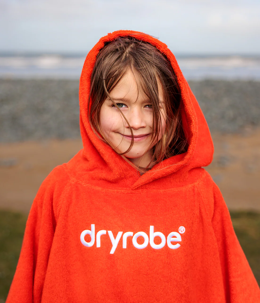 Orange Kids Organic Towel Changing Robe - Image 6