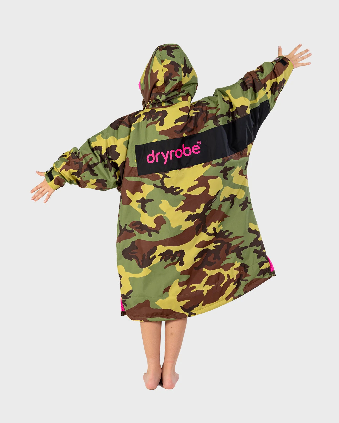 REWORK - Camo Pink Black Advance Kids Change Robe - Image 4