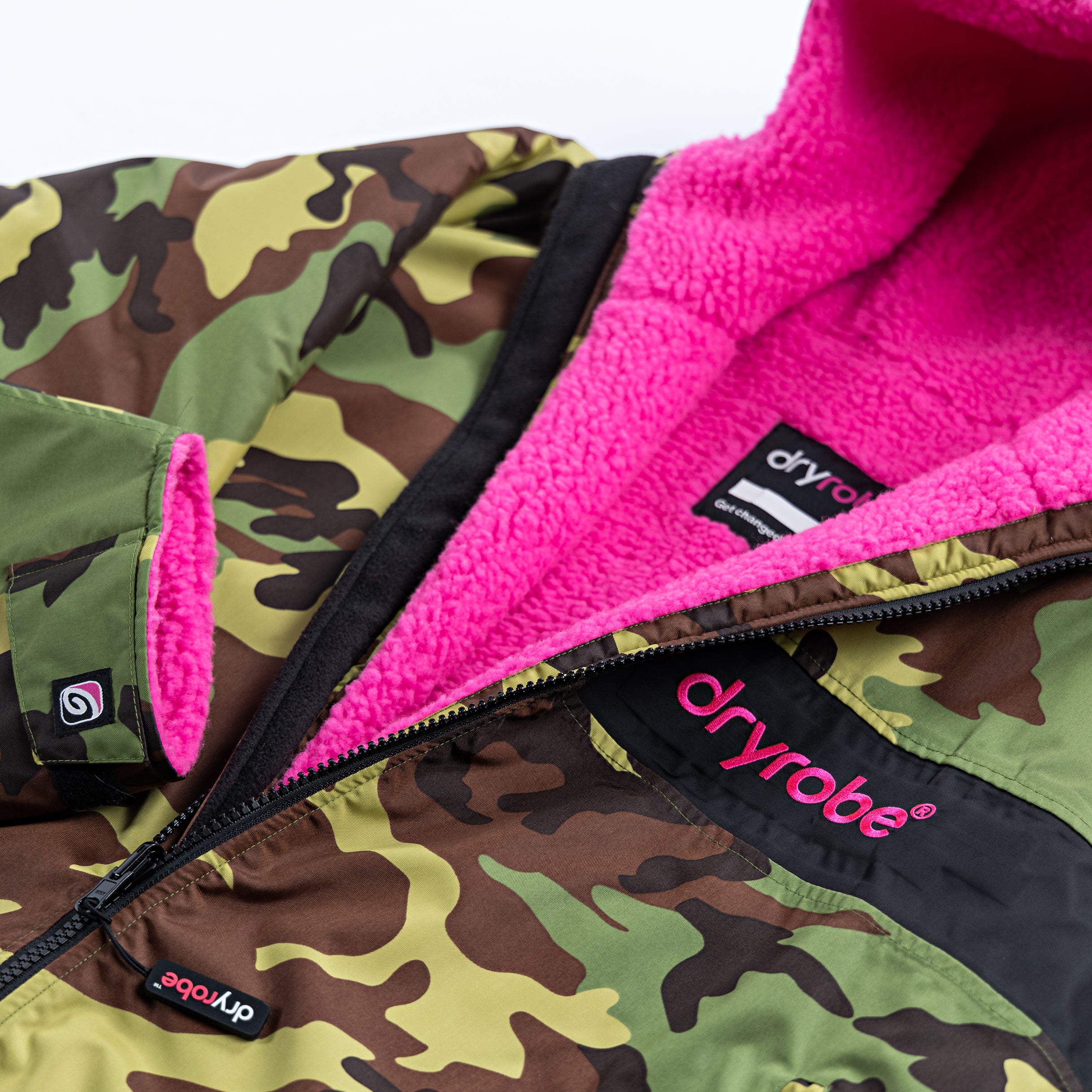 REWORK - Camo Pink Black Advance Kids Change Robe - Image 7