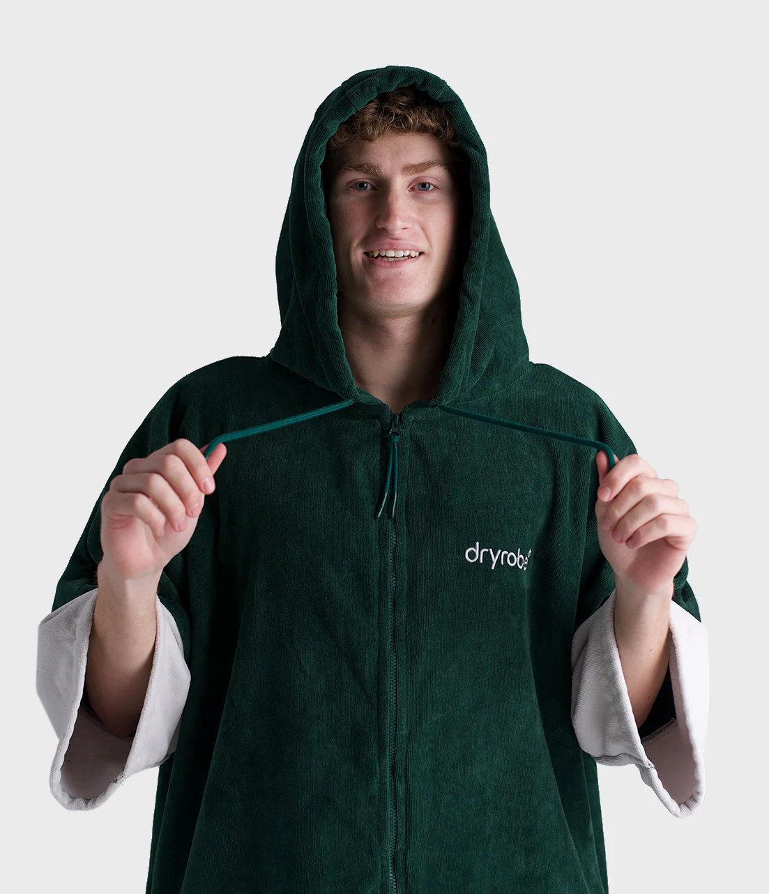 Sycamore Green Full-Zip Organic Towel Robe - Image 10