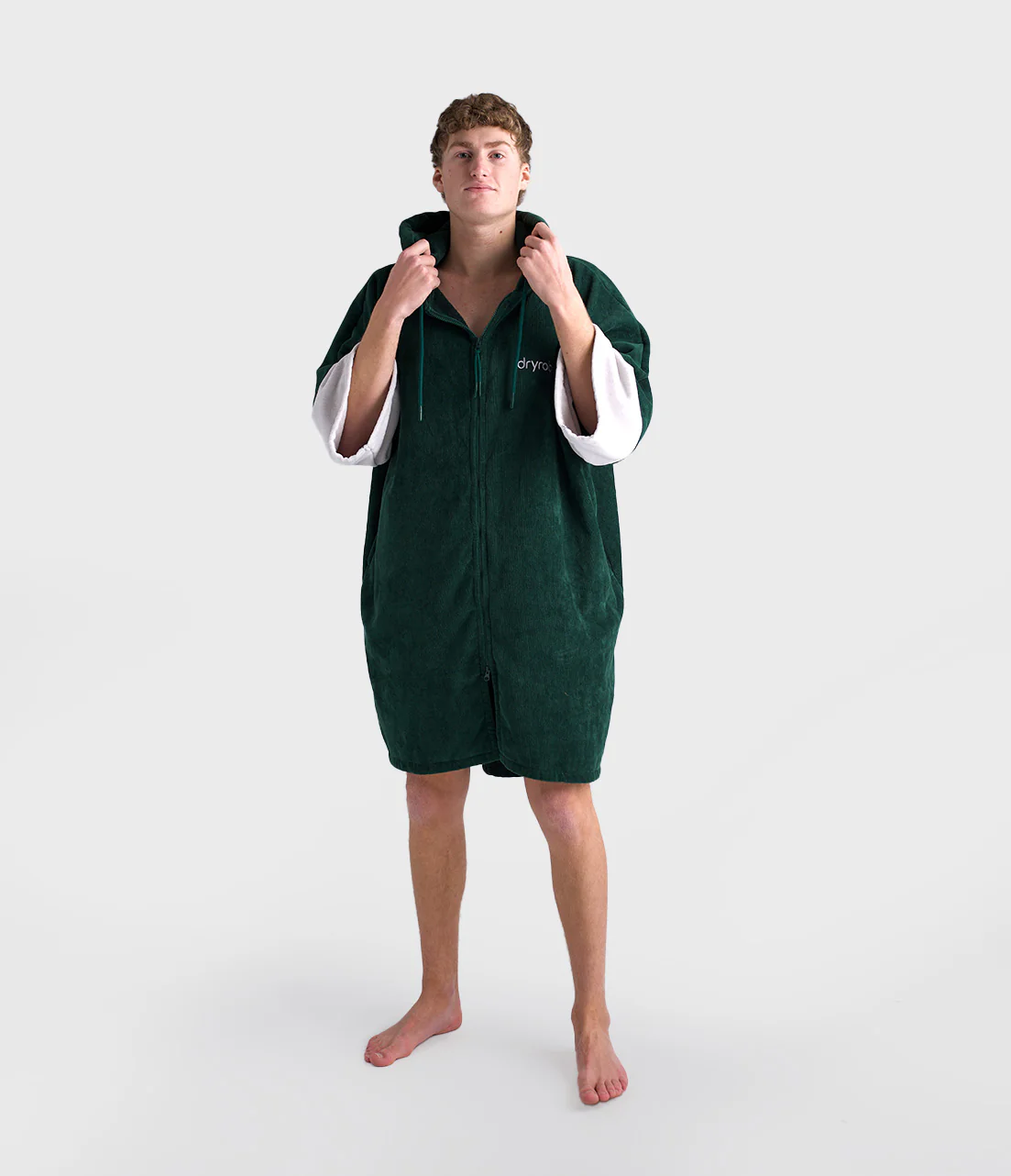 Sycamore Green Full-Zip Organic Towel Robe - Image 4
