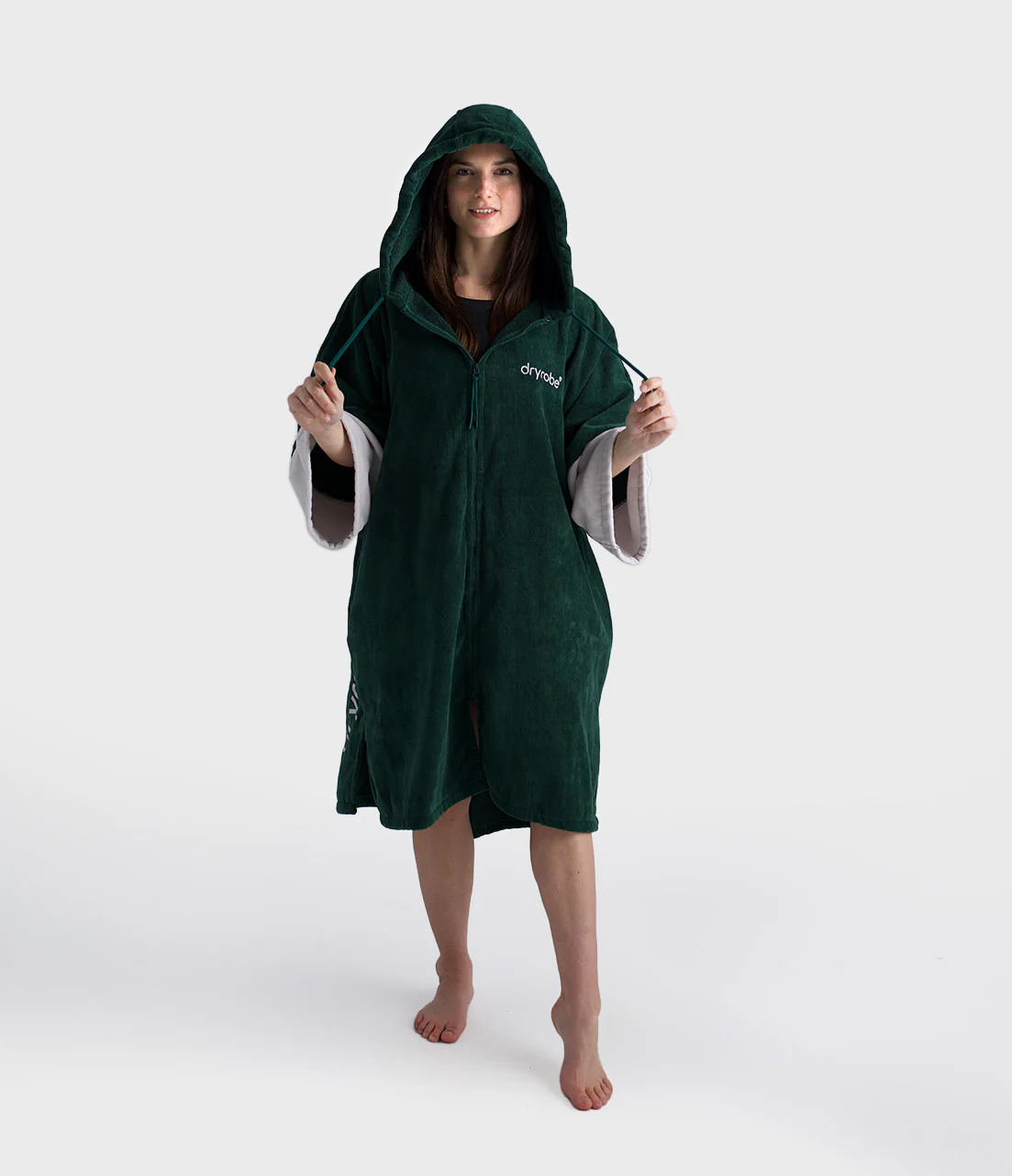 Sycamore Green Full-Zip Organic Towel Robe - Image 6